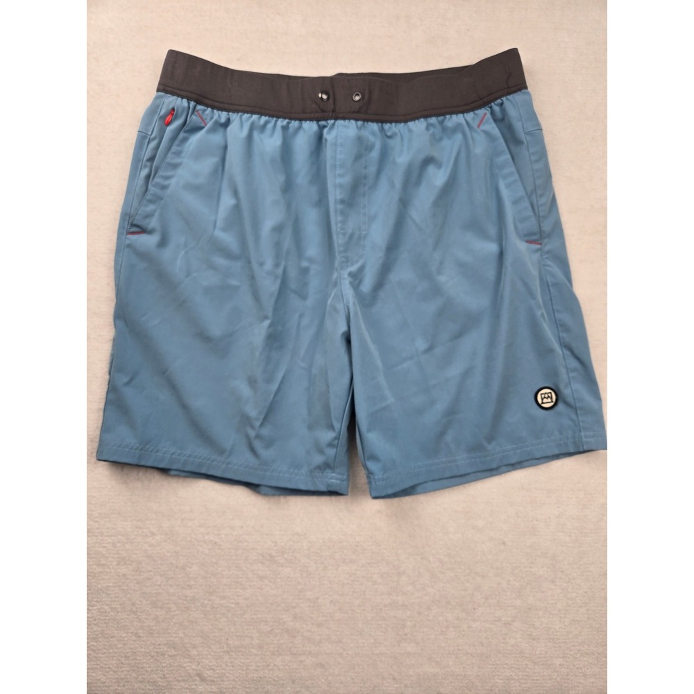 Avalanche Outdoor Supply Mens Blue Quick Dry Athletic Shorts Size‎ Medium